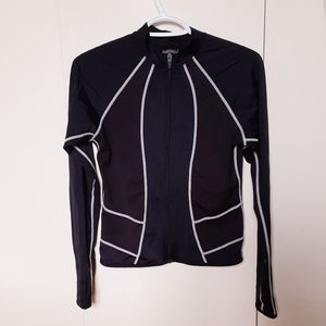 Nike black athletic zipper jacket
